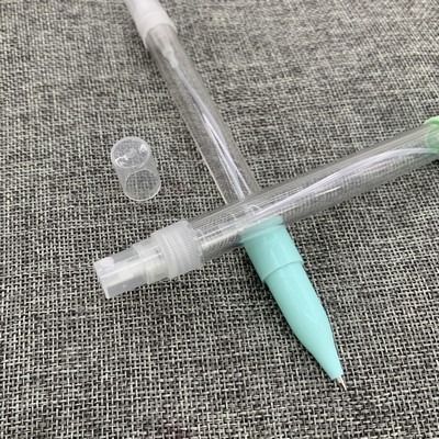 Plastic ball pen with spray head (Empty barrel)