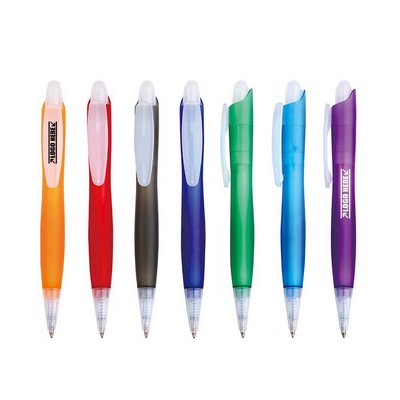 Translucent Click Activated Ballpoint Pen