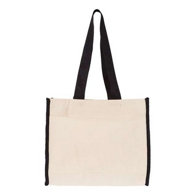 Q-Tees™ 14L Tote w/Contrast-Color Handles