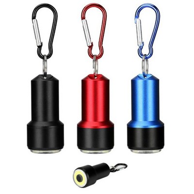 COB Light Keychain w/Carabiner