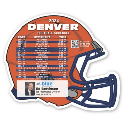 Football Schedule Magnet