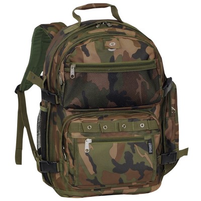 Everest Oversize Woodland Camo Backpack