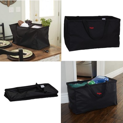 Canvas Utility Tote | Reusable Grocery Shopping Bag | Laundry Carry Bag