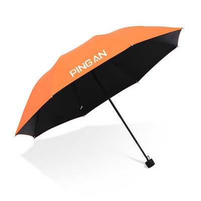 Windproof Travel Umbrella Compact Strong and Portable Wind Resistant Umbrella for Rain Bumbershoot