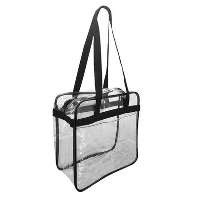 O.A.D. Clear Zippered Tote