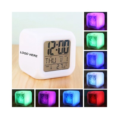 Color Changing Digital Alarm Clock