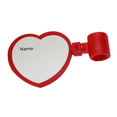 Spectrum Heart Stethoscope Name Tag