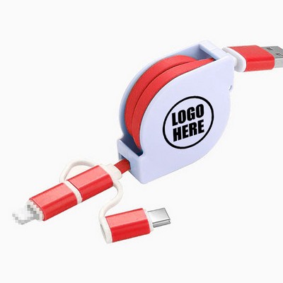 3-In-1 Retractable Charging Cable