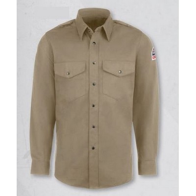 Snap-Front Uniform Shirt- 7 Oz. 100 % Cotton