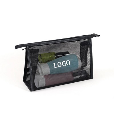 Nylon Mesh Travel Cosmetic Bag