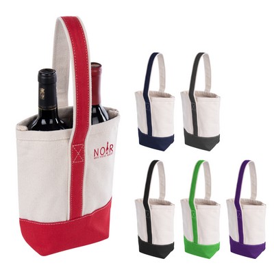 Deux Wine Bottle Tote Bag