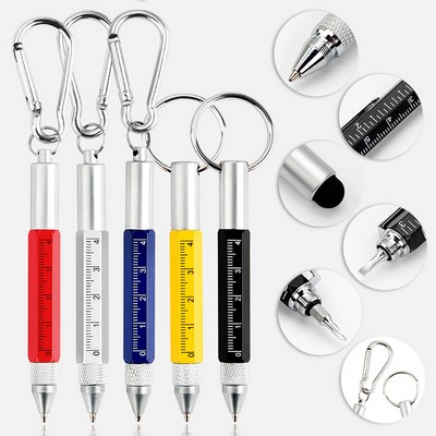 6-In-1 Screwdriver Tool Pen With Carabiner