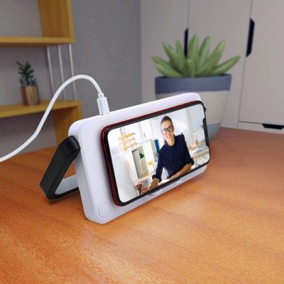 Chi-Charge Phone Stand with Warm Light Lamp