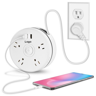 Power Outlet Strips with USB Desktop Charging Station