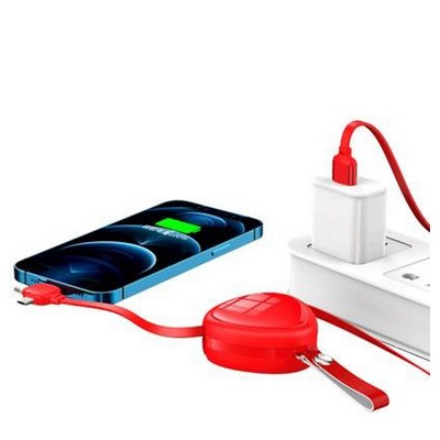 3-in-1 Retractable USB Charging Cable