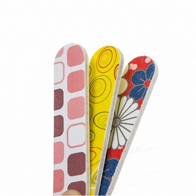 7'' Multi-Color Thick Foam Nail File