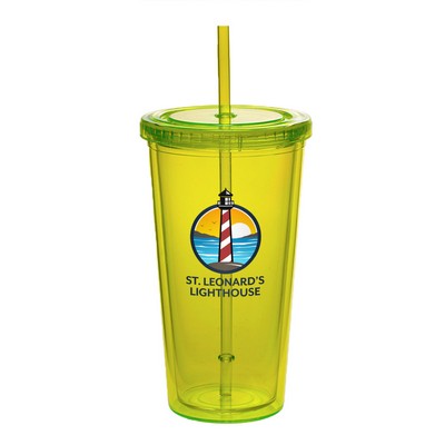 20 oz. Classic Double-Wall Acrylic Tumbler (Full Color Imprint)