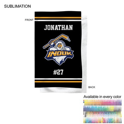 Team Towel in Microfiber Dri-lite Terry, 15x25, Sublimated Sports Towel