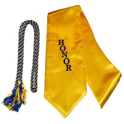 Graduation Honor Cord and Stole Set