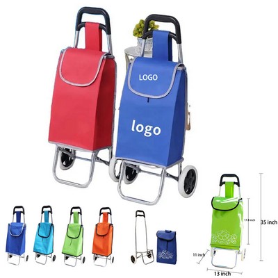 Shopping Trolley Shopping cart with wheels and removable Bag