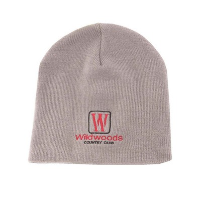 Custom Made Classic Beanie w/Flat Panel Embroidery