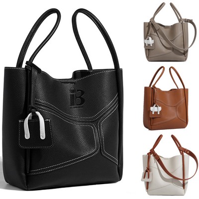 Women's PU Leather Clutch Tote Bags Handbag