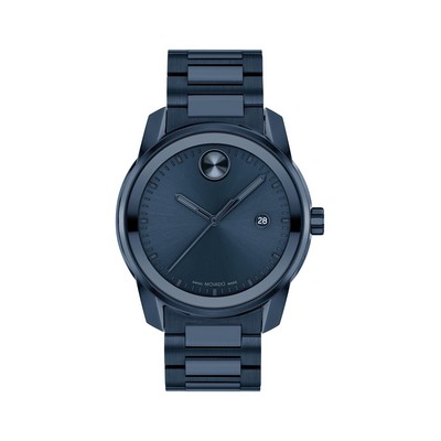 Movado BOLD Verso Gents Dark Blue Watch w/Blue Dial