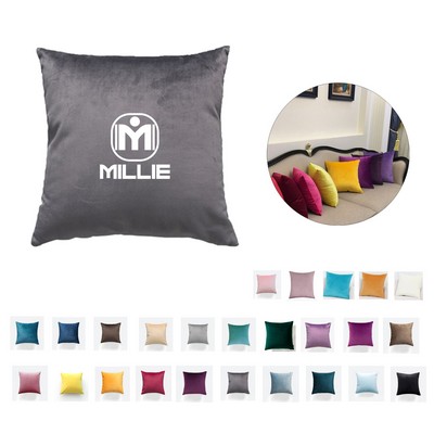 Decorative Throw Pillow With Soft Velvet Cases