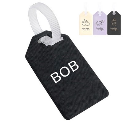 PVC Leather Luggage Tags