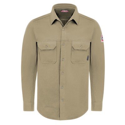 Flex Knit Button Down Work Shirt