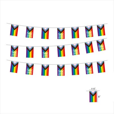 Progress Pride Bunting Banners