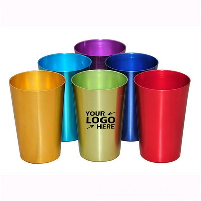 12 Oz. Reusable Colorful Aluminum Cup