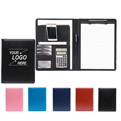 A4 Size Clipboard PU Leather Business Portfolio