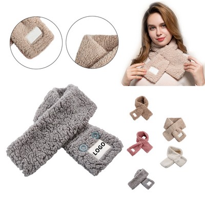 Cozy Fleece Neck Scarf for Winter Warmth