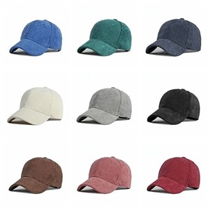 Cozy Outdoor Corduroy Baseball Cap for All Genders