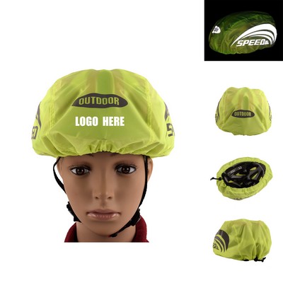 Bike Helmet Cover with Reflective Strip