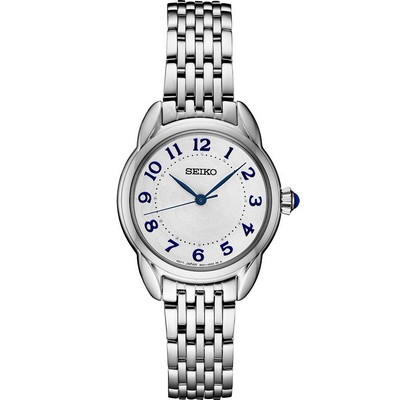 Seiko Essentials Ladies SS Analog White Dial Watch