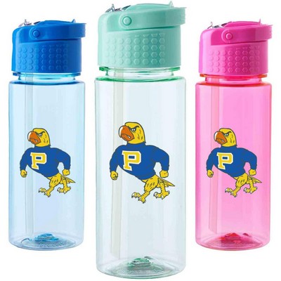 18 Oz. Transparent Water Bottle With Easy Carry Loop