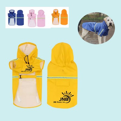 Safety Reflective Raincoat for Dogs