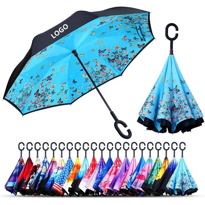 Inverted Reverse Upside Down Umbrella