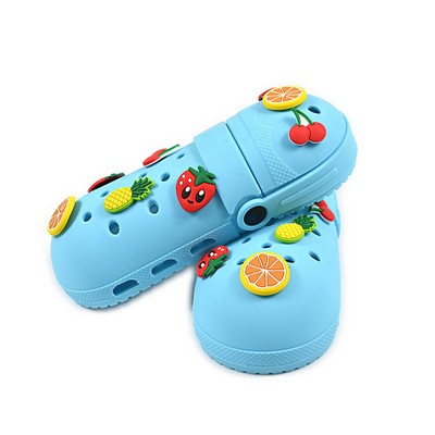 Shoe Shaped Silicone Hole Pencil Case With Custom Charms