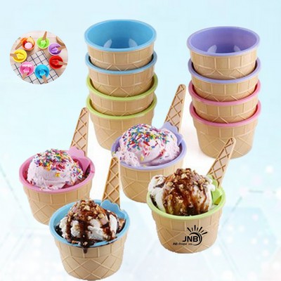 Eco-Friendly Ice Cream Bowl Collection