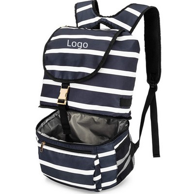 Insulated Two Compartment Cooler Backpack