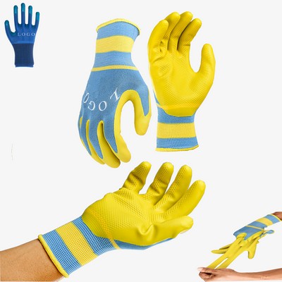 Non-Slip Labor Protection Latex Embossed Gloves