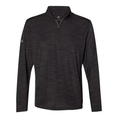 Adidas® Men's Lightwight Melange Quarter-Zip Pullover