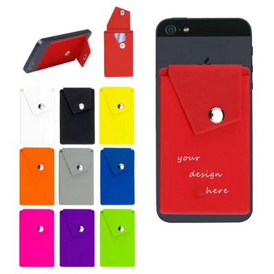 Silicone Phone Wallet Stand