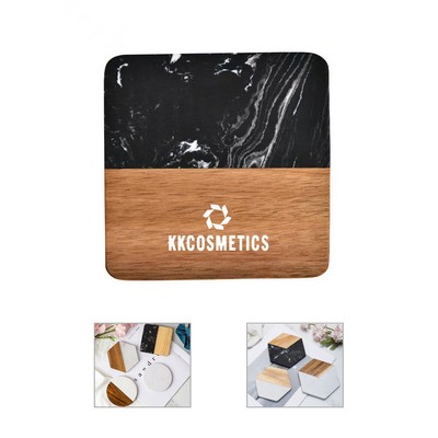 Eco Bamboo/Marble Square Coaster