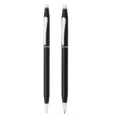 Classic Century® Black Lacquer Ballpoint Pen and 0.7mm Pencil Set