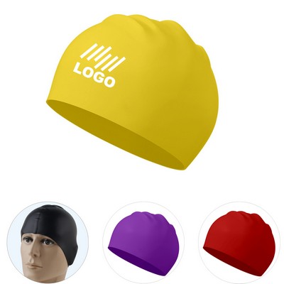 Silicone Unisex Elastic Swim Cap