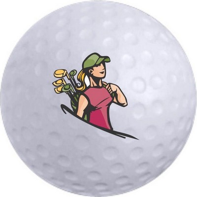 Golf Ball Stress Reliever - 2-4 Color Imprint